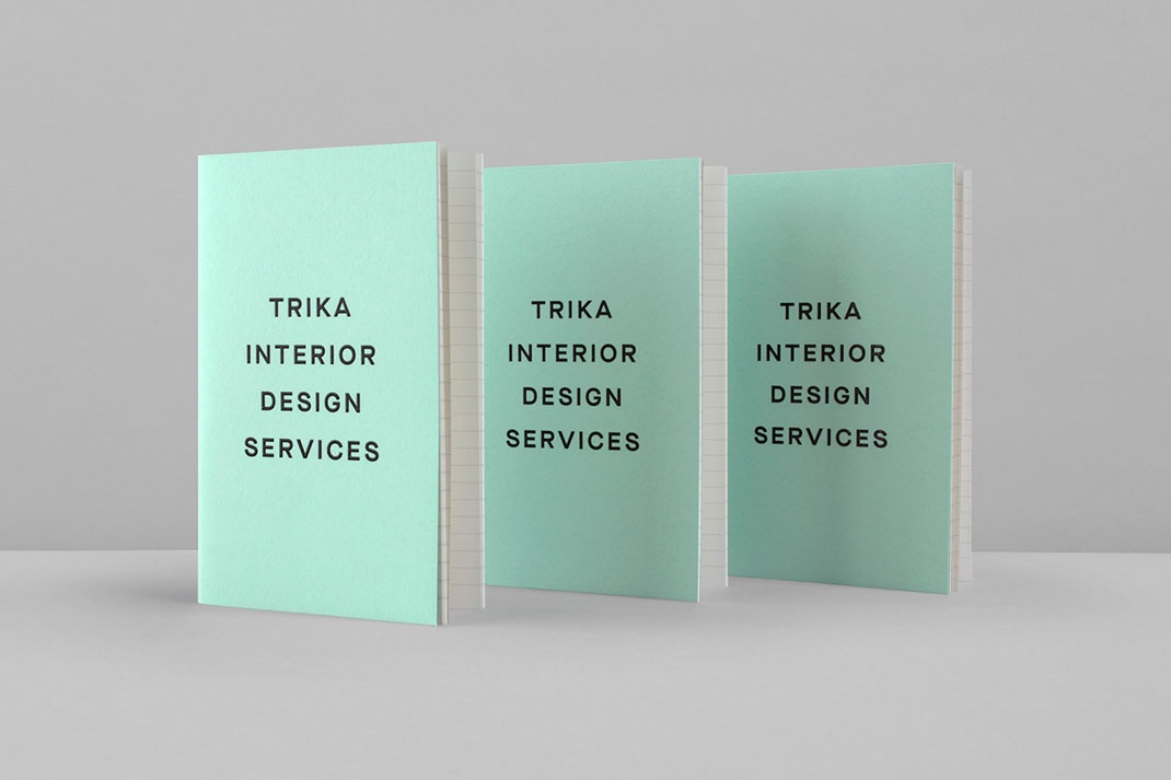 Trika室內設計公司logo以及VI設計欣賞 室內設計公司VI設計